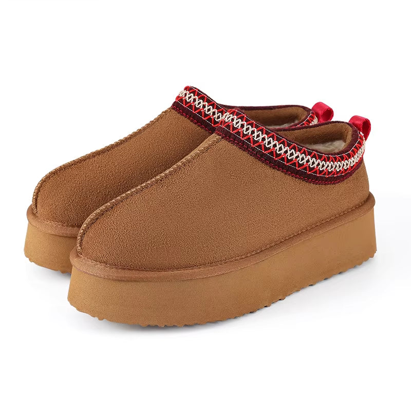 Classic Faux Suede Women Slippers High Qualit Fur Women Shoes Casual Fashion House Slippers Outdoor Antiskid Women Shoes